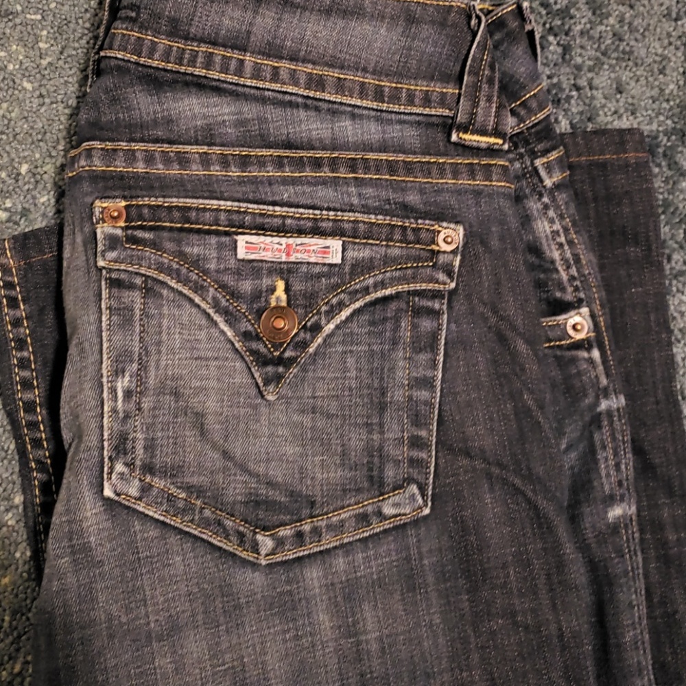 Hudson flap pocket jeans
